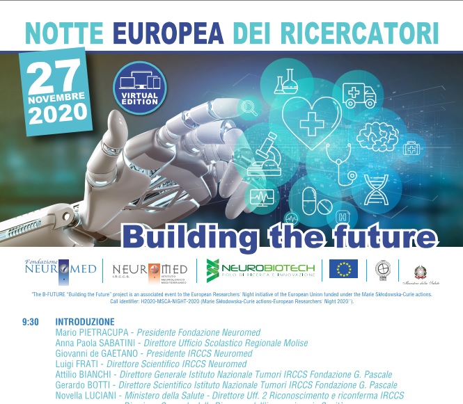 La Notte Europea Dei Ricercatori Neuromed Virtual Edition 
