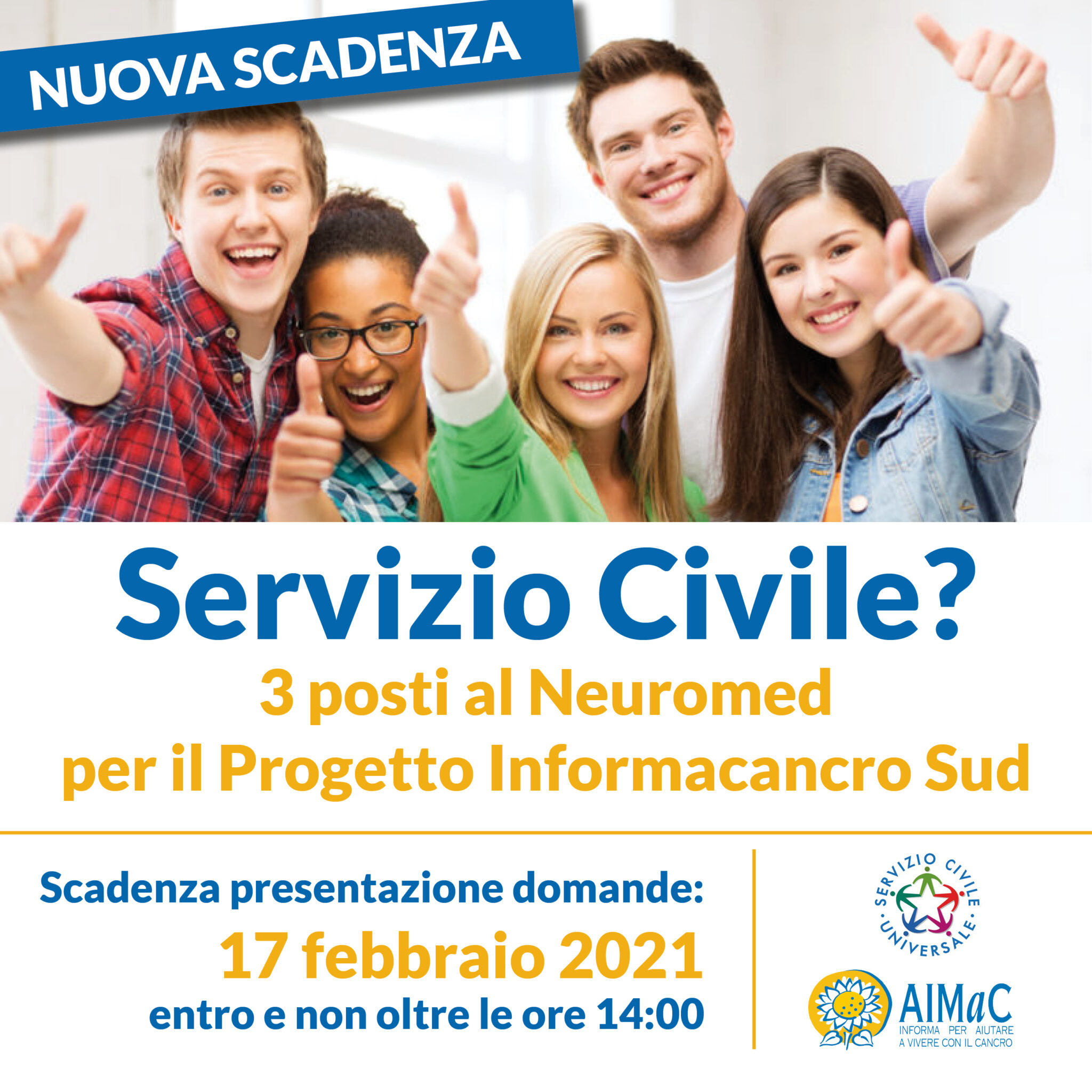 SERVIZIO CIVILE Progetto Informacancro In Neuromed Il 17 Febbraio 2021 