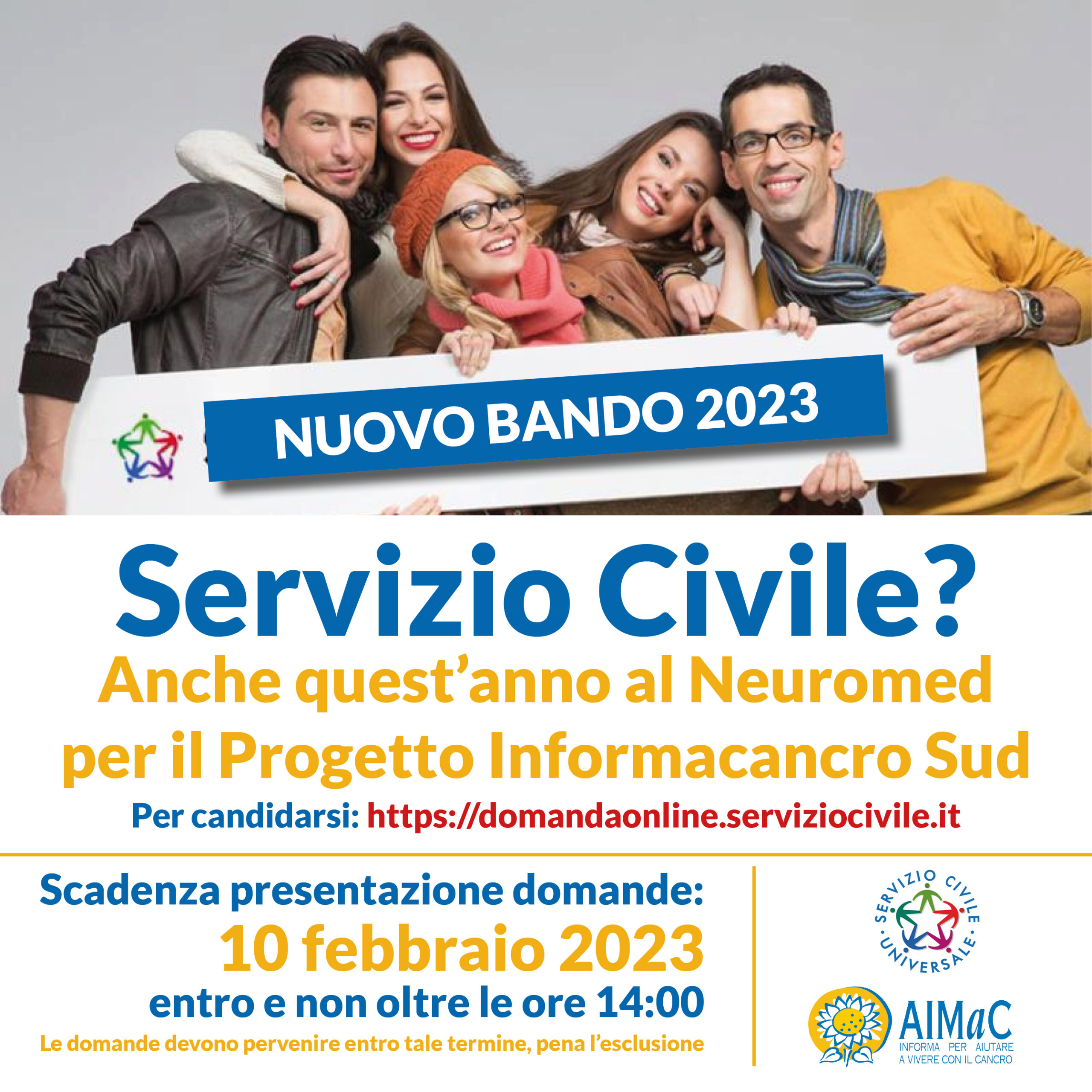 servizio civile neuromed 2023